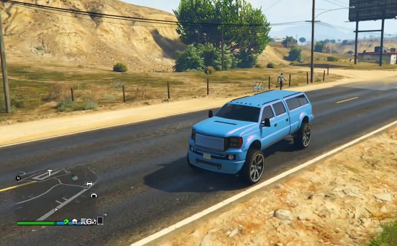 GTA 5 Blue Sandking XL