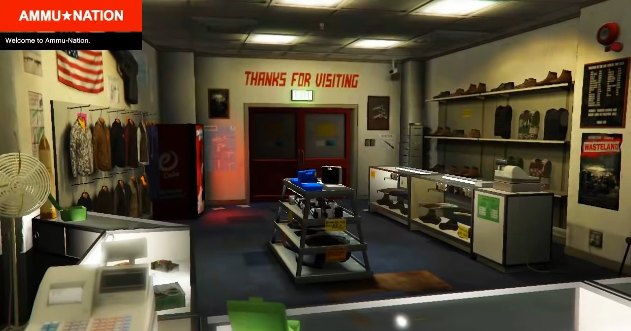 GTA 5 Visiting A Ammu-Nation Store