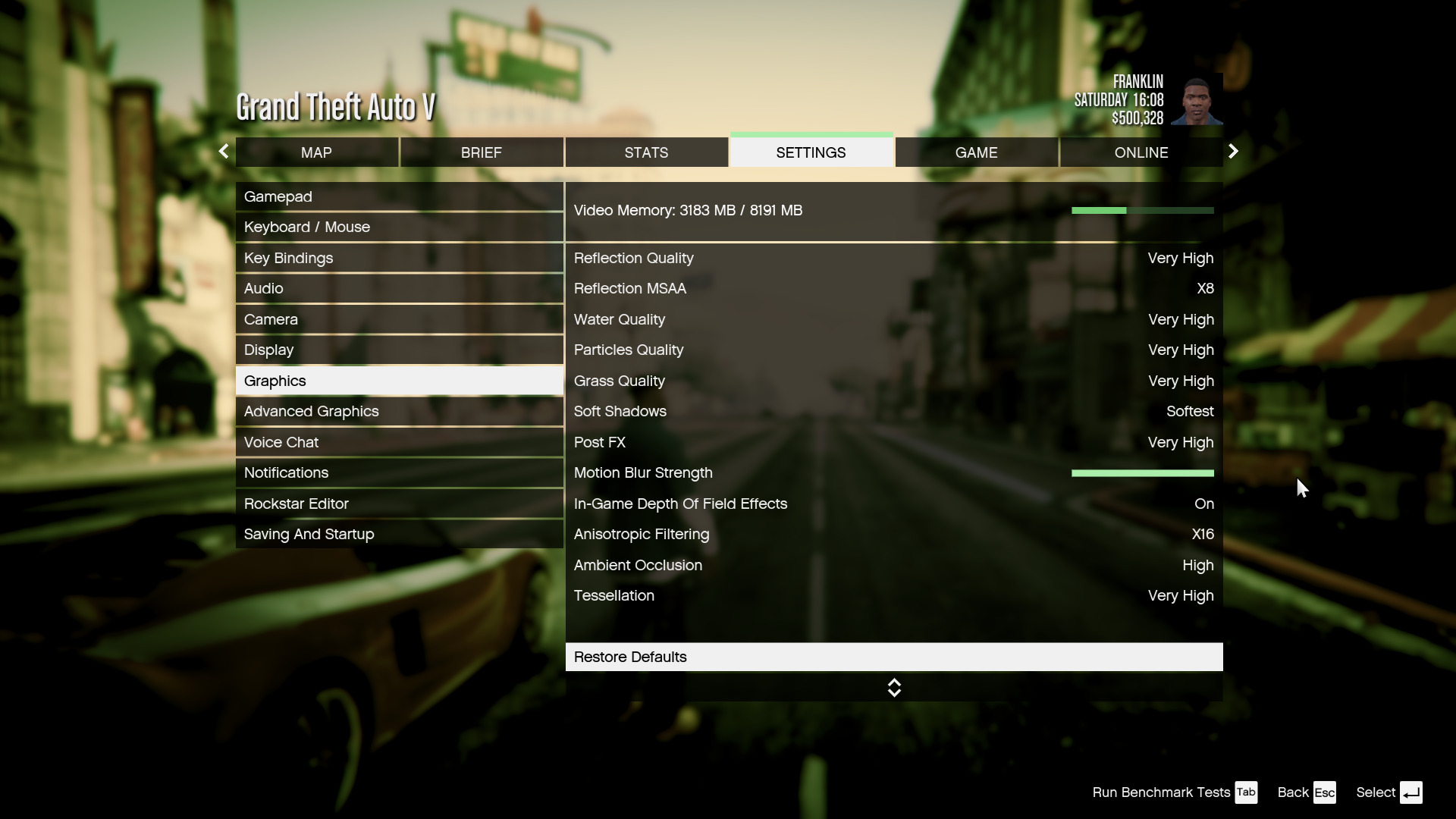 Graphics Settings For Recommended System Requirements