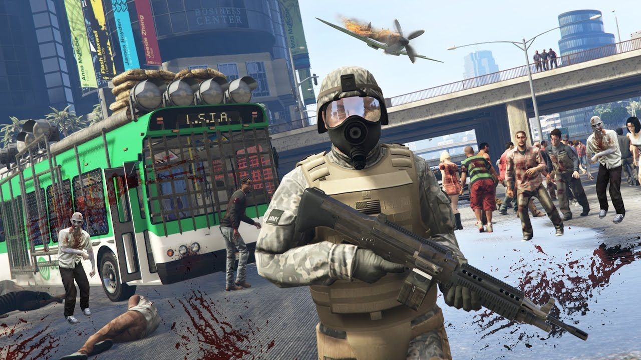 Hordes of Zombies in GTA 5