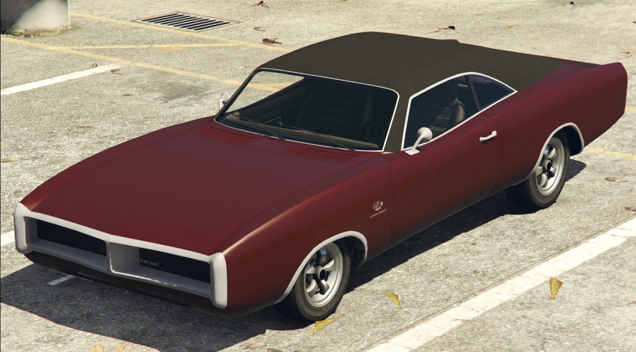 Maroon Imponte Dukes free car in GTA 5 Online