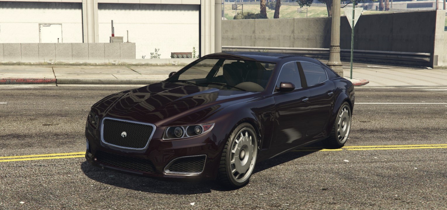 black Lampadati Felon parked and free in GTA 5 Online 