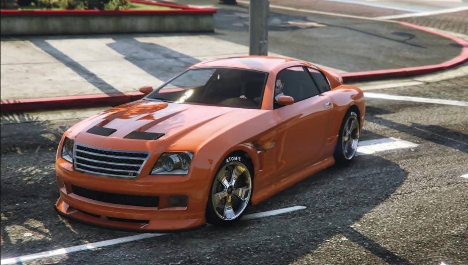 orange color Shycster Fusilade beautiful car