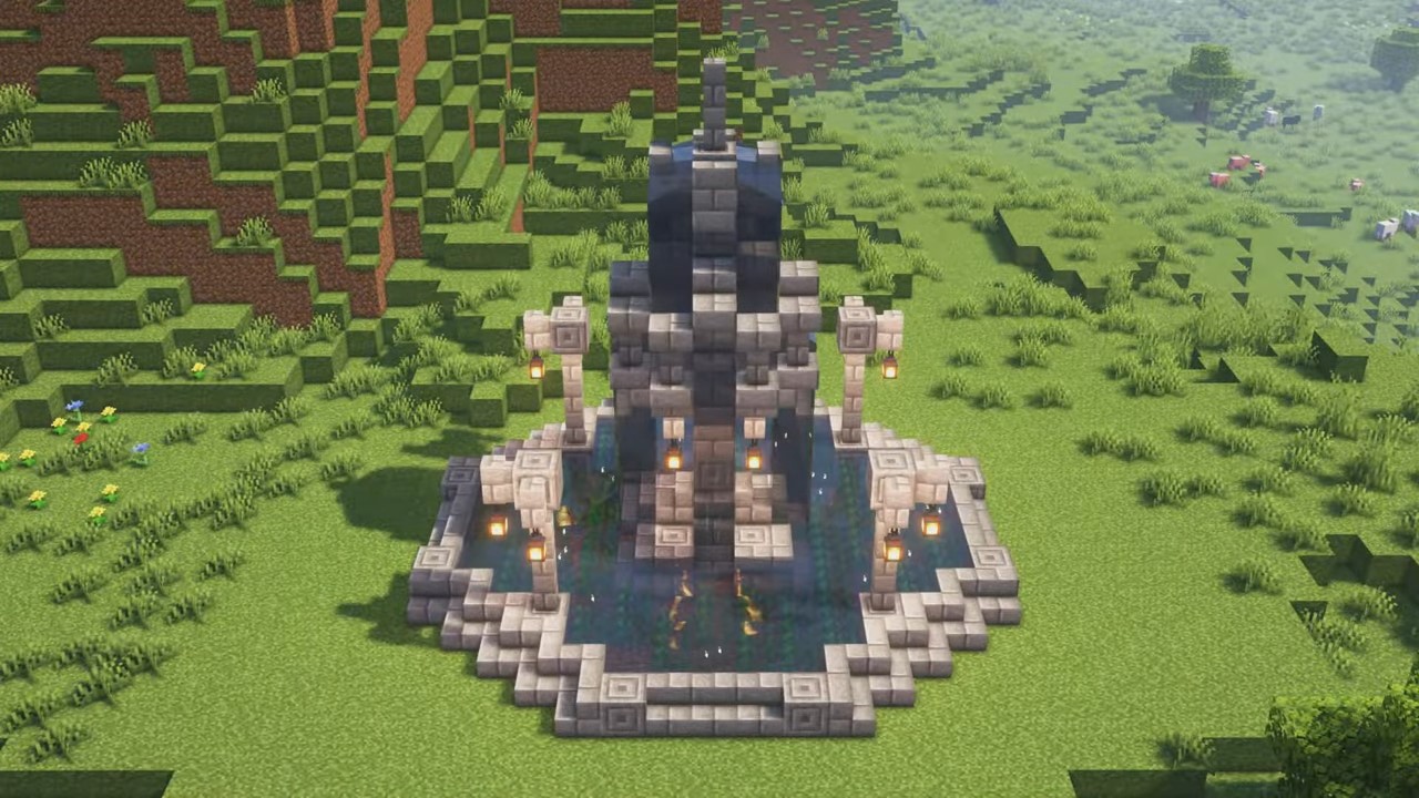 MinecraftL: Glowing Fountain