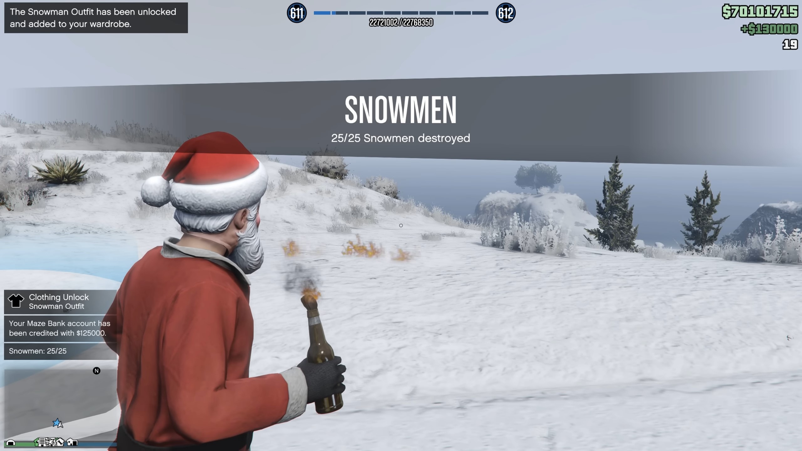 Unlocked the Snowman Suit