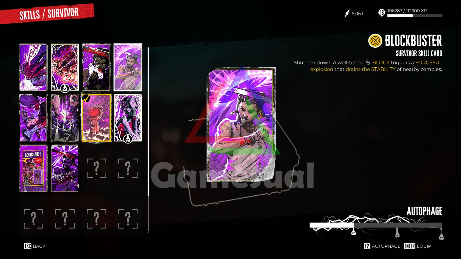 blockbuster skill card dead island 2