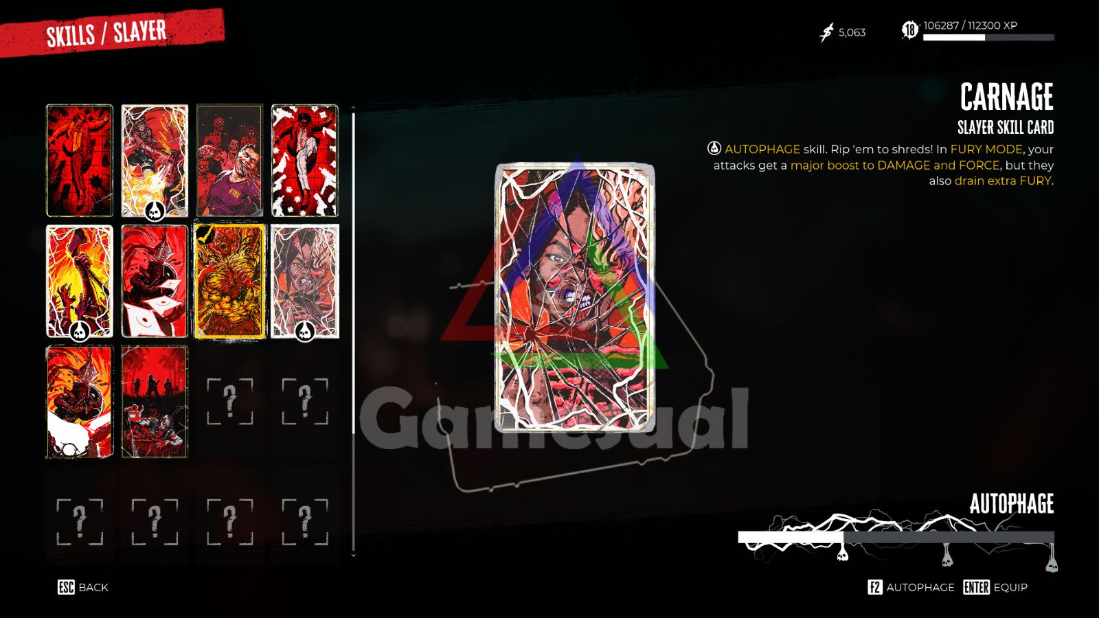 carnage skill card dead island 2