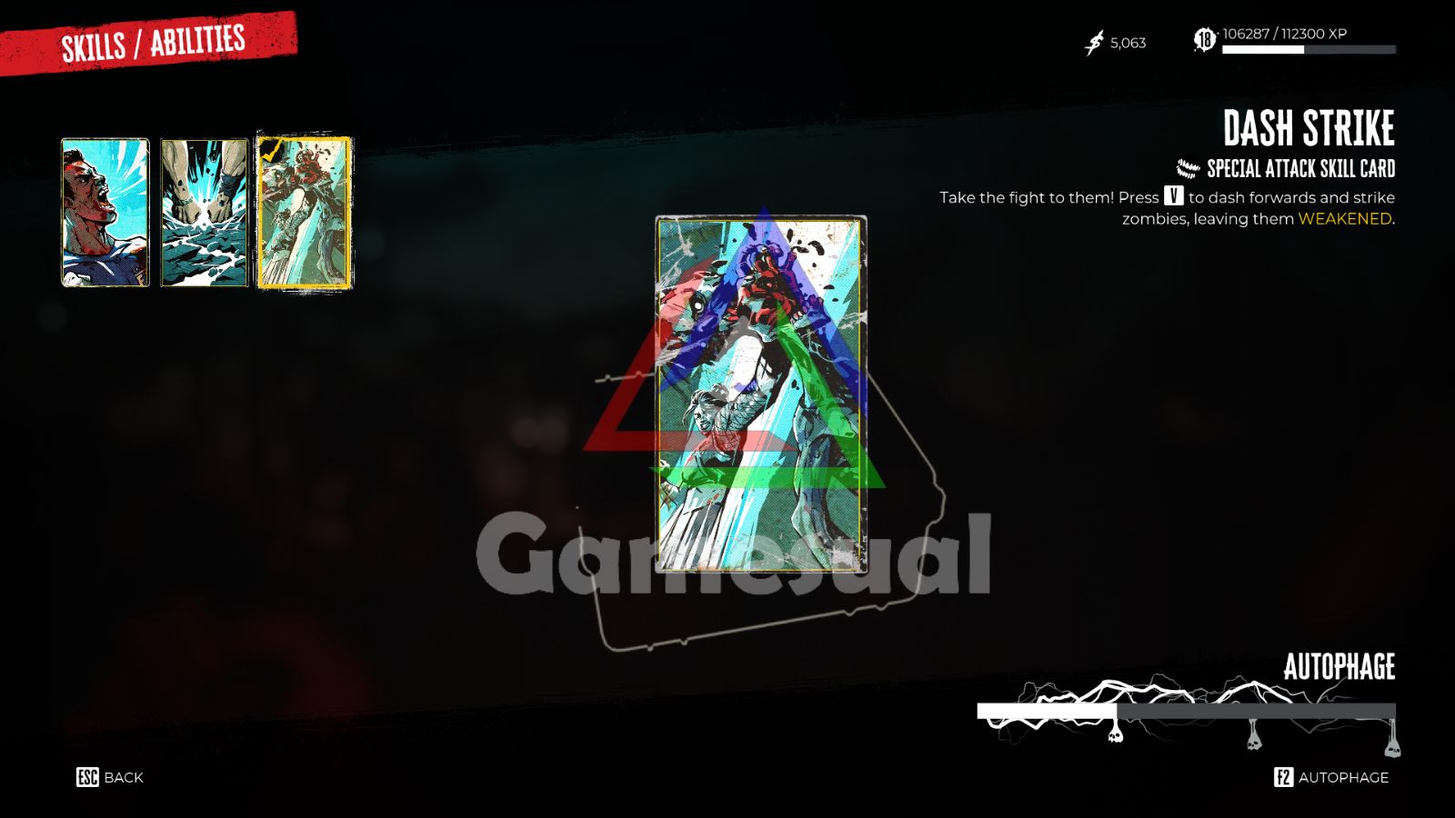 dash strike skill card dead island 2