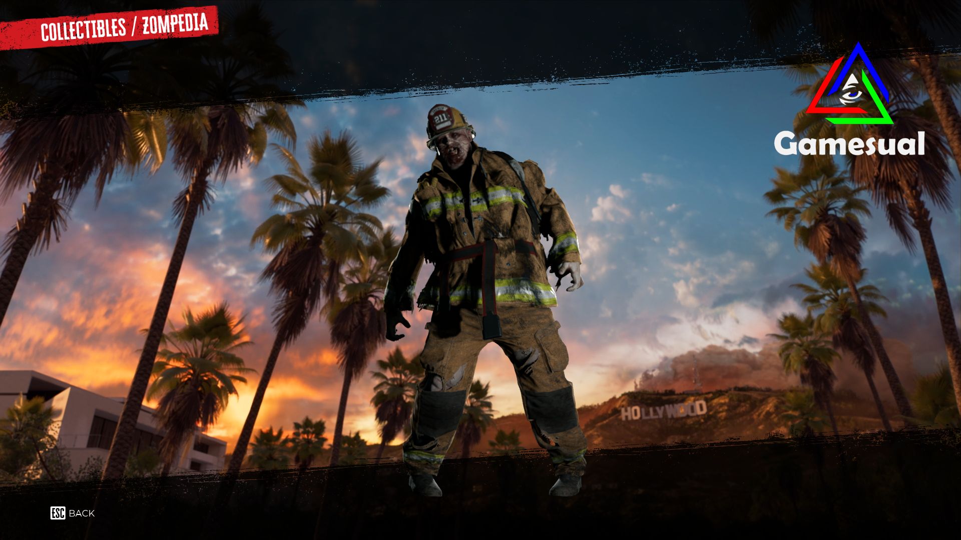 Dead Island 2 Zombie-Type: Firefighter Zombie