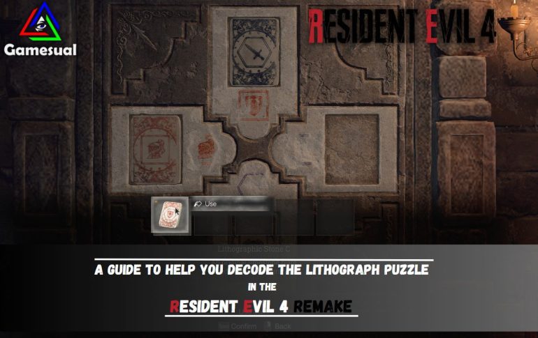 Lithographic Puzzle in Resident Evil 4 Remake