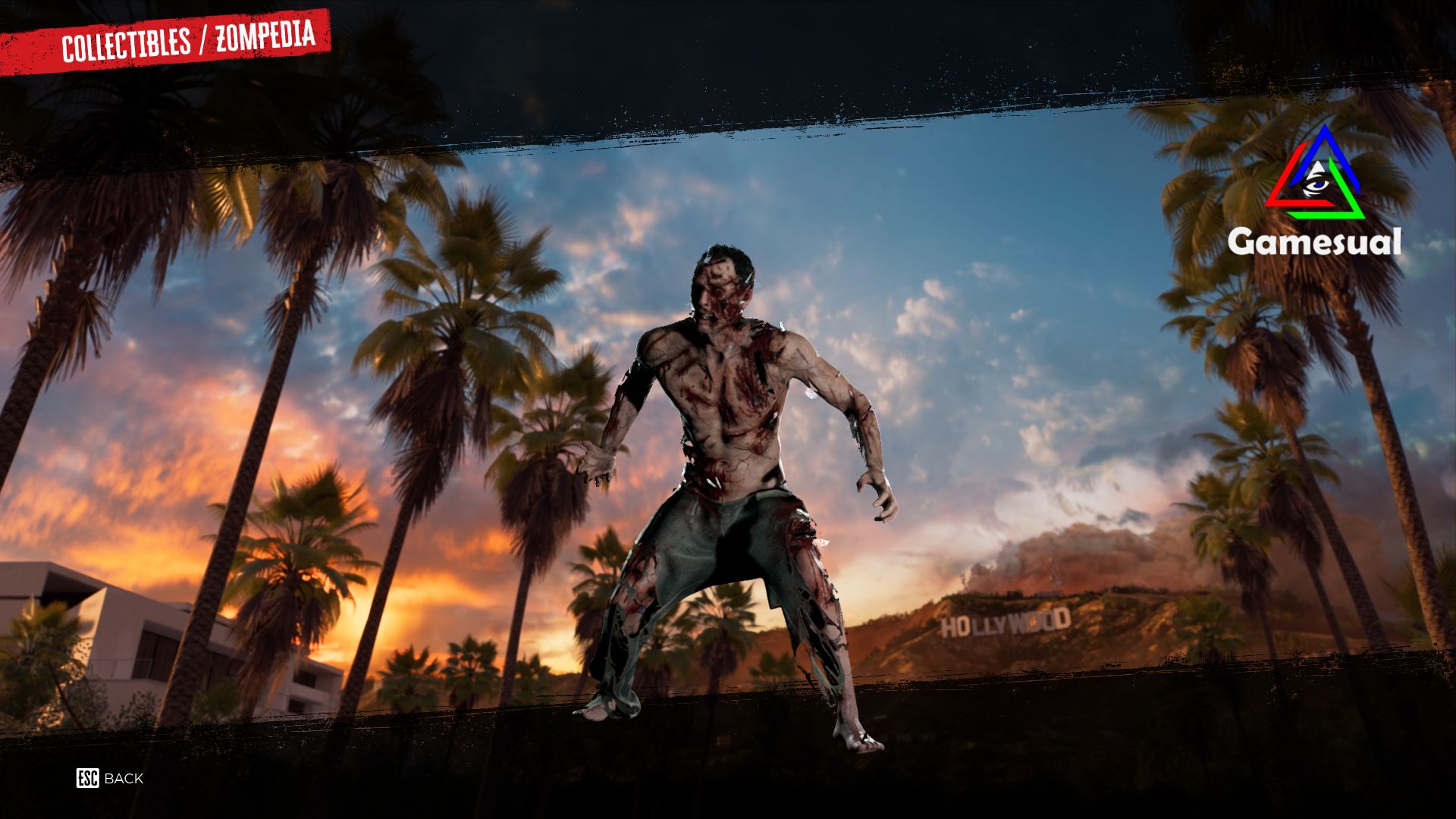 Dead Island 2 Zombie-Type: Spiky Zombie