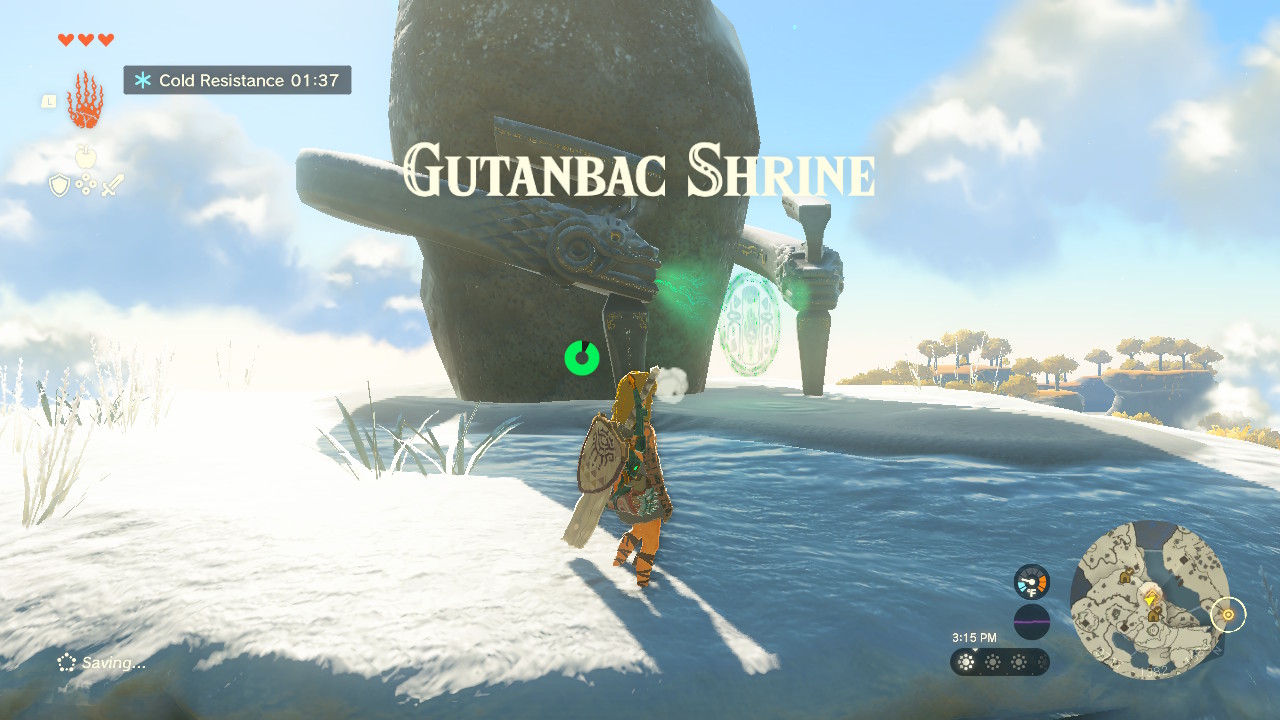 shrine to unlock one of the abilities