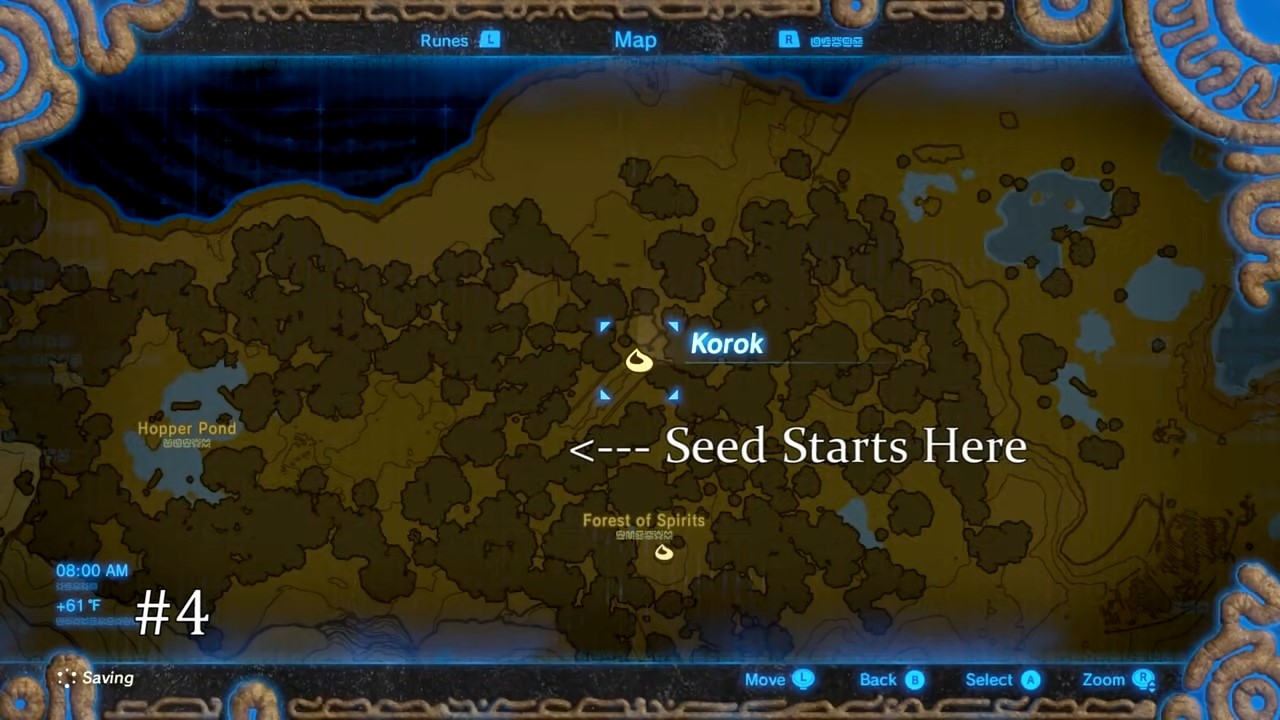 Korok Seeds in Breath Of the Wild