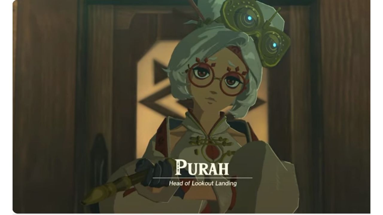 Unique Appearance of Purah In Tears of the Kingdom