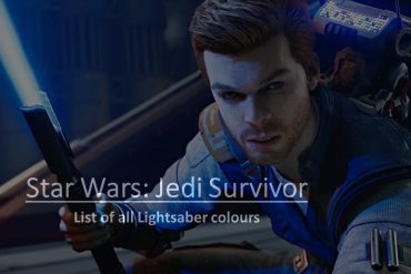 Star Wars Jedi Survivor Lightsaber Colors