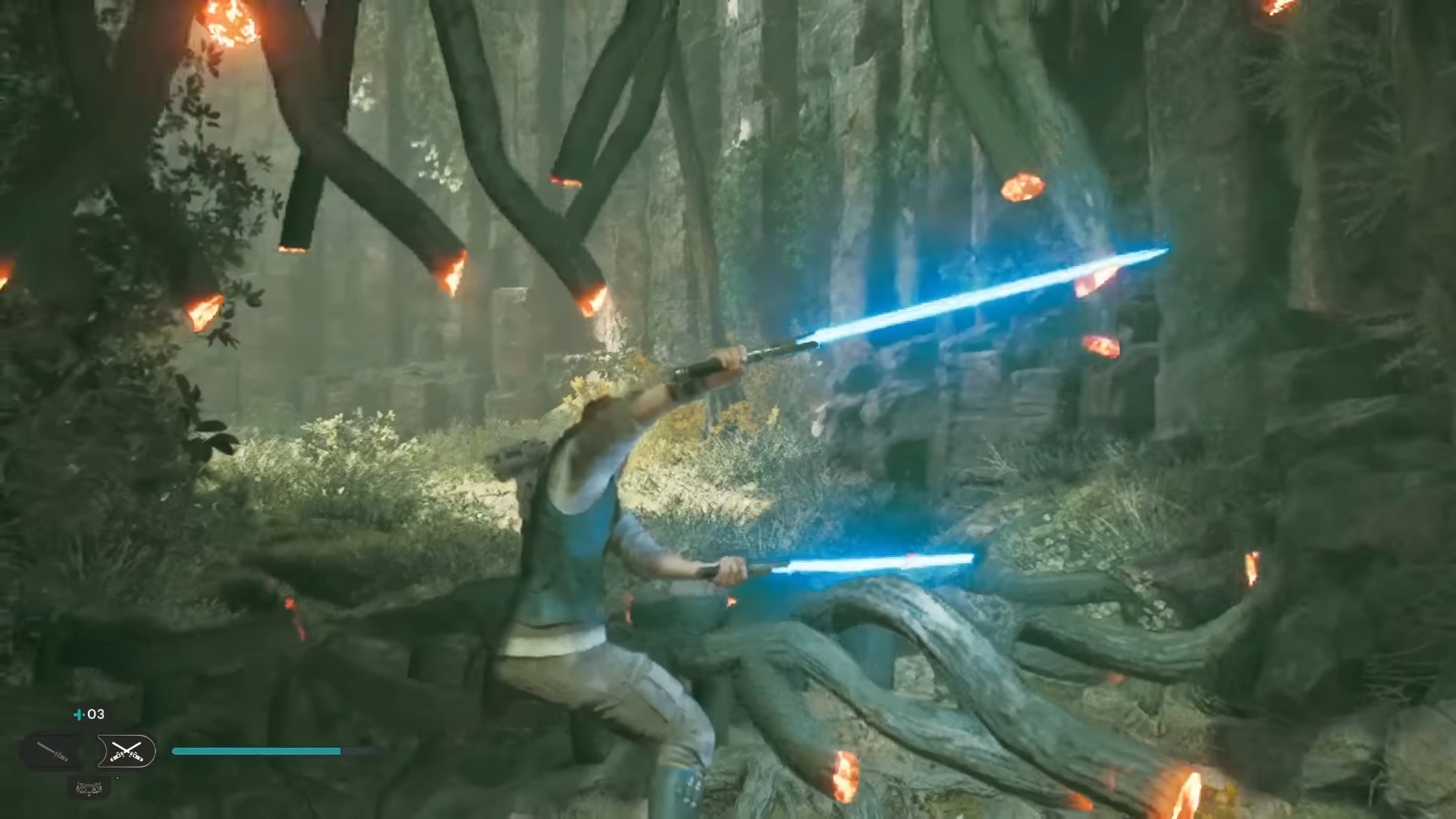 Star Wars Jedi Survivor Reach The Forest Array