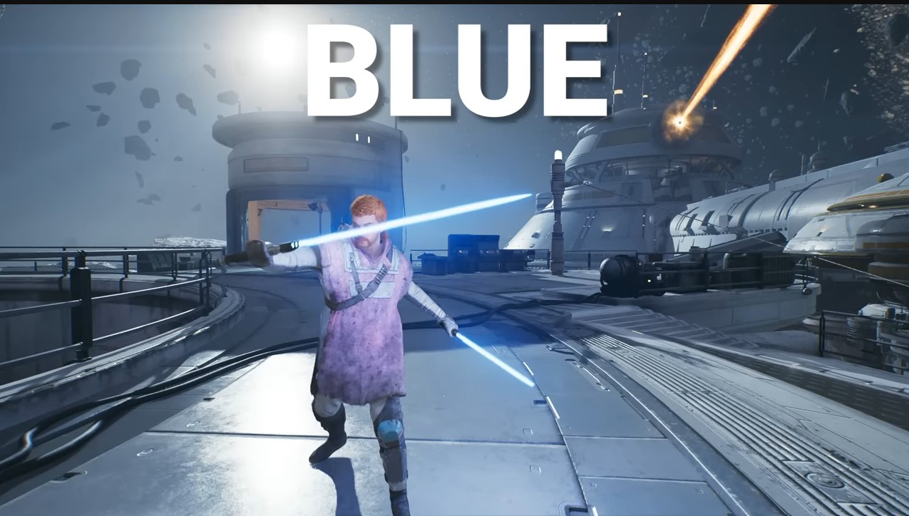 Lightsaber of blue color