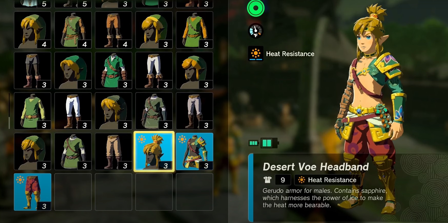 desert voe armor set