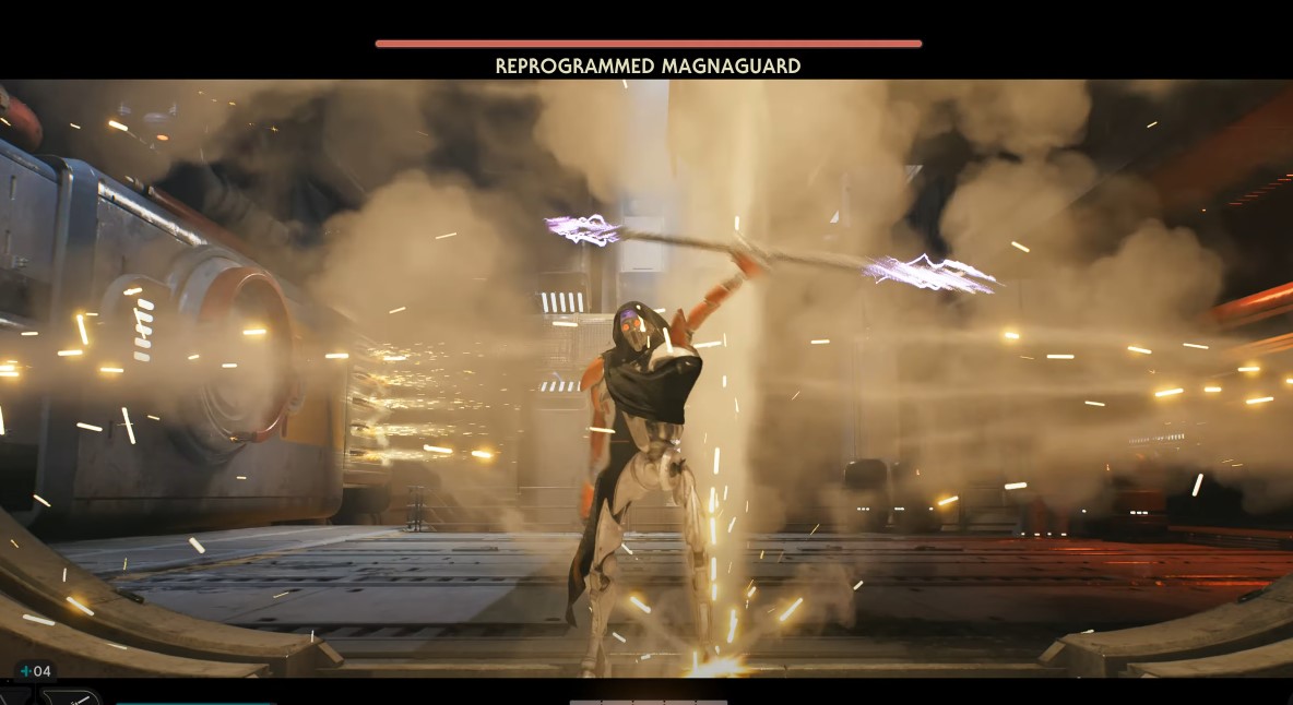 MagnaGuard boss fight Star Wars Jedi Survivor