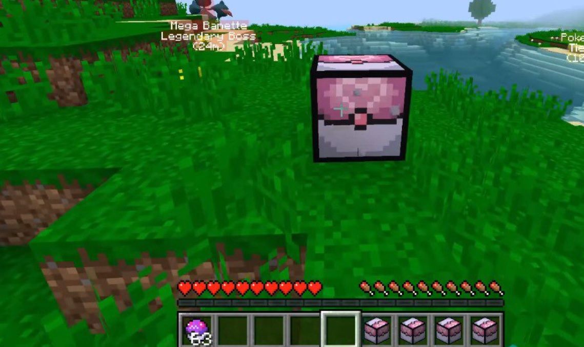 pink pixelmon Lucky Block