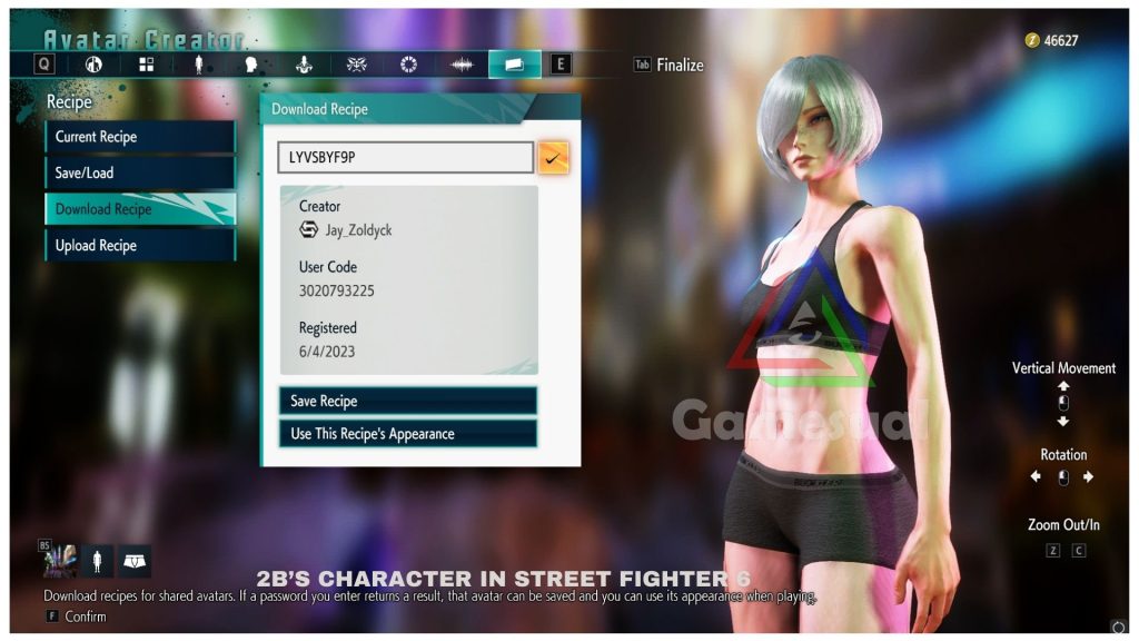 Character Creation in Street Fighter 6.