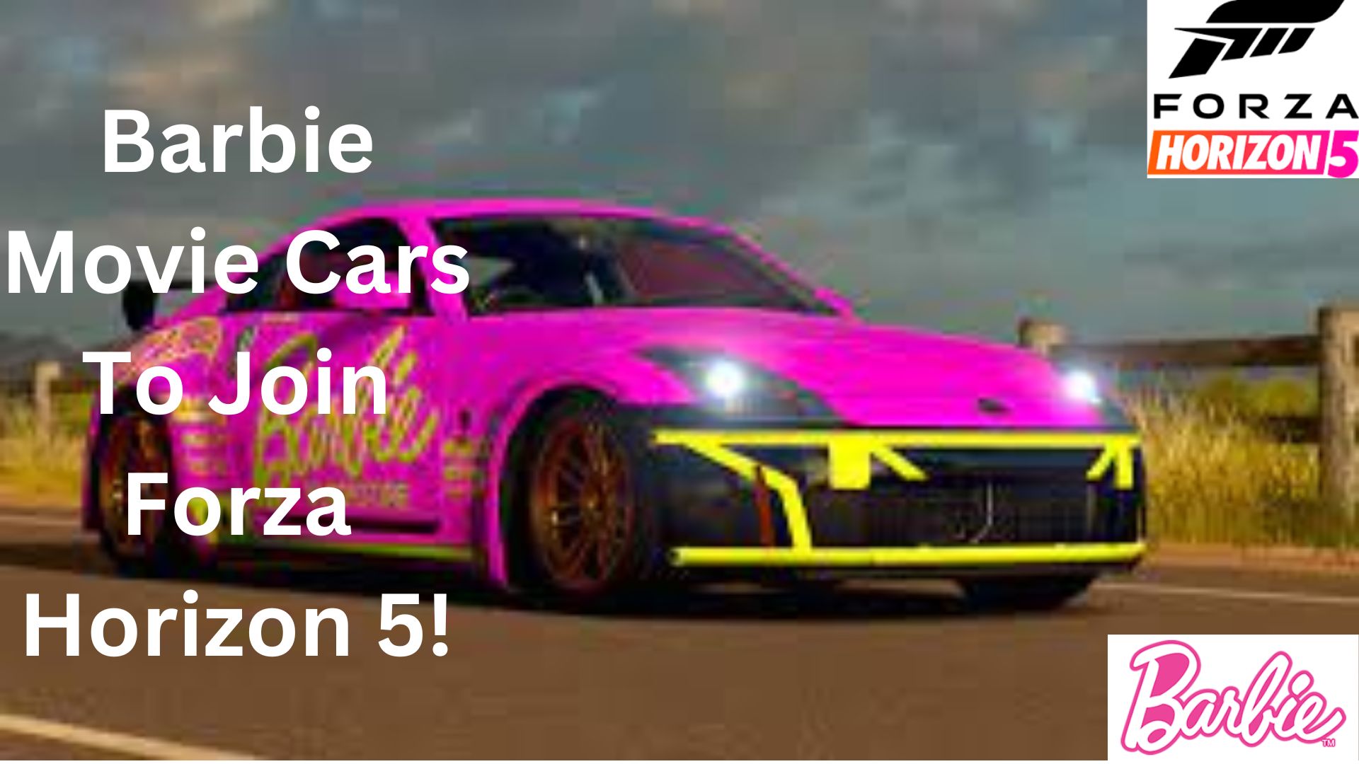 Forza Horizon 5 recebe dois carros grátis do filme Barbie