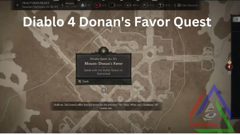 Diablo 4 Donan's Favor Quest Banner