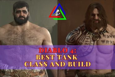 Barbarian and Druid standing with title text infront.