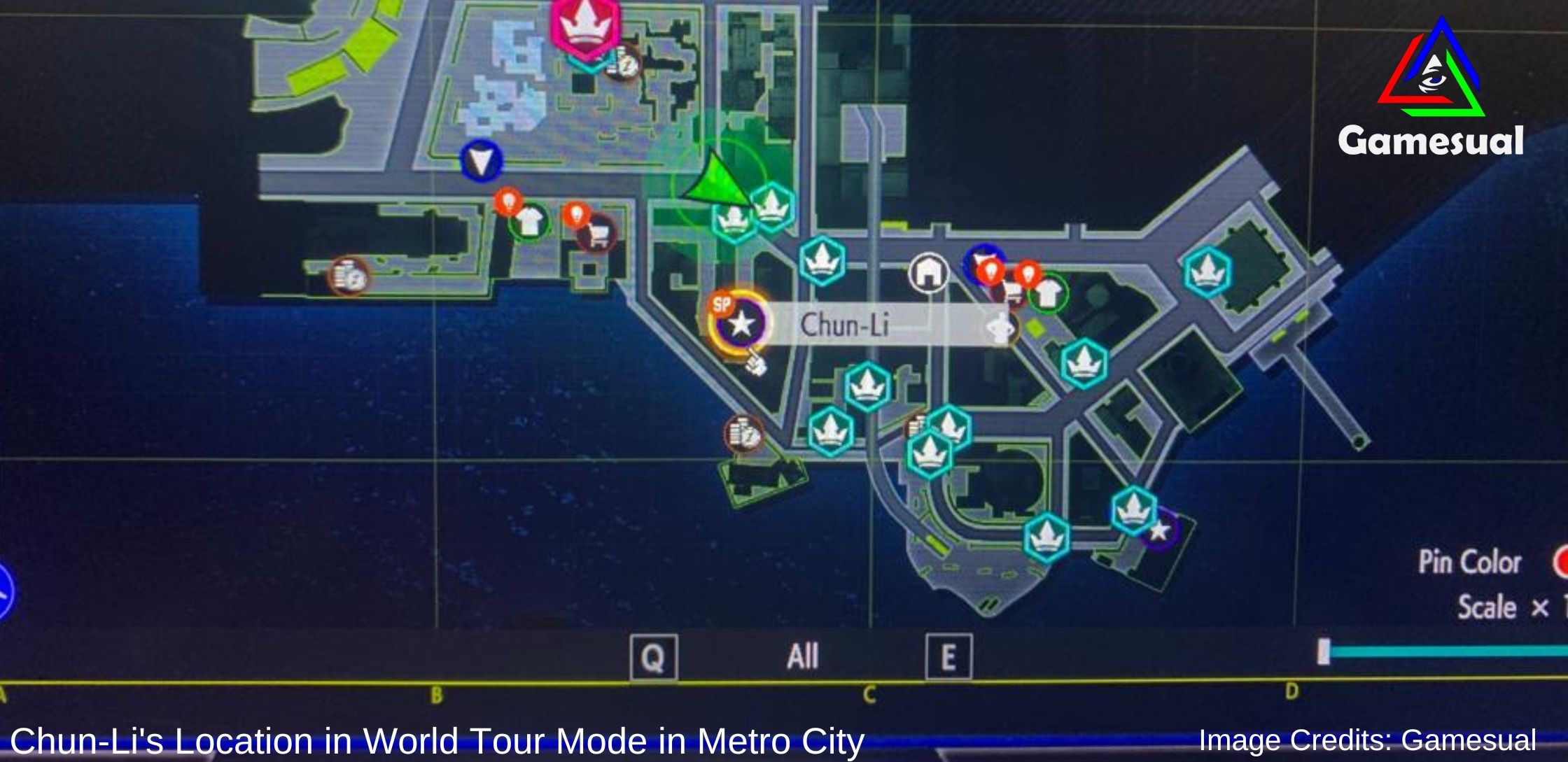 Location of Chun-Li In SF6 World Tour Mode