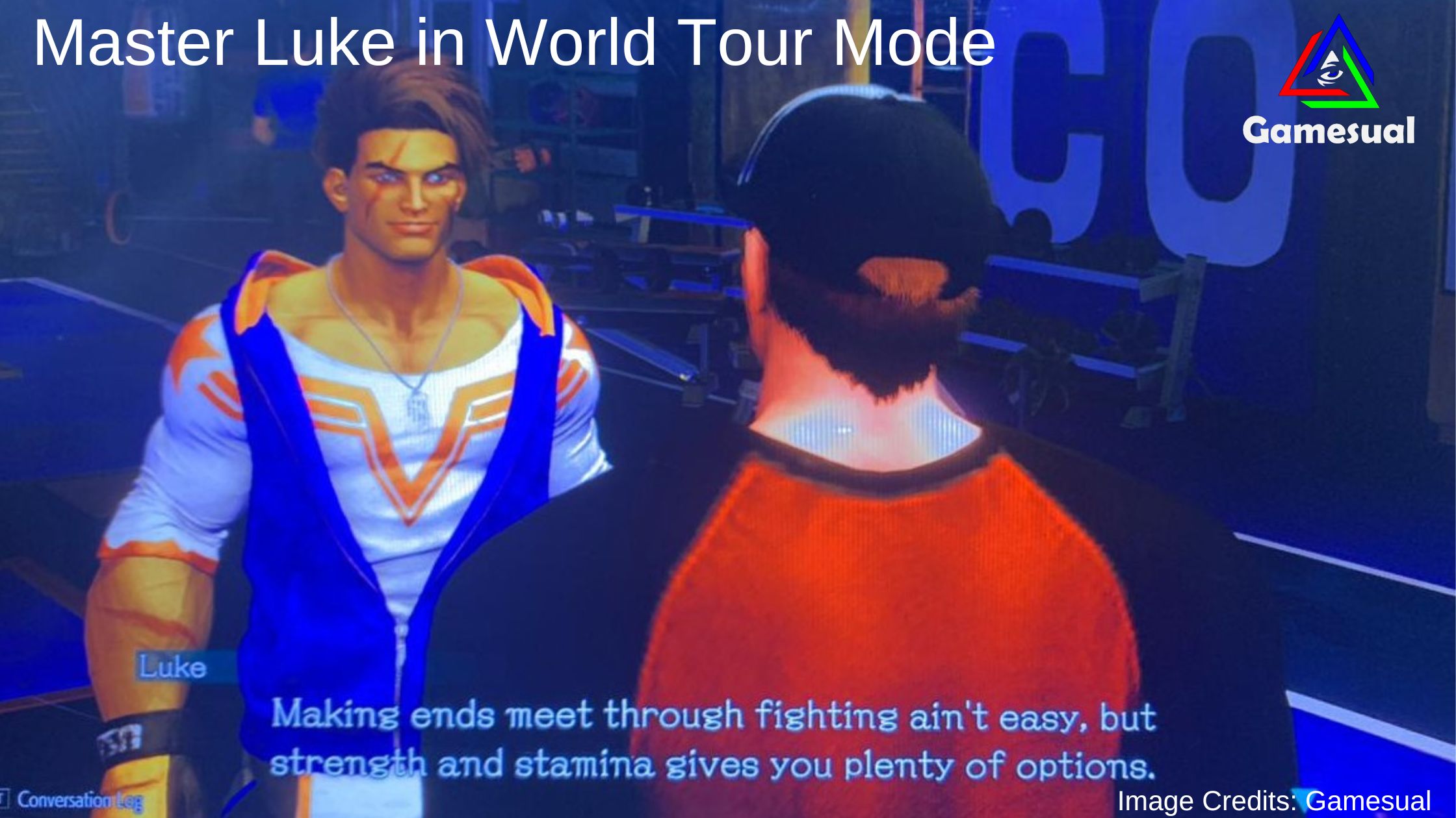 Location of Luke In SF6 World Tour Mode