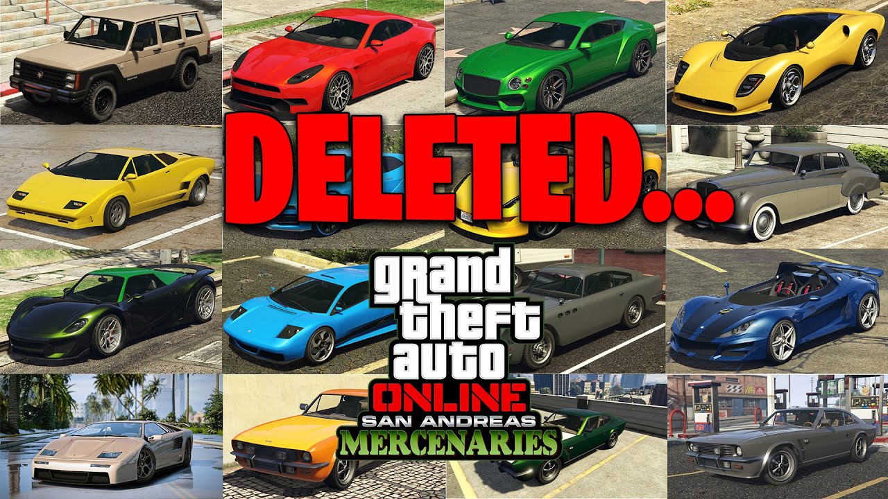 Rockstar Removes 200 "Less Used" Vehicles From GTA Online