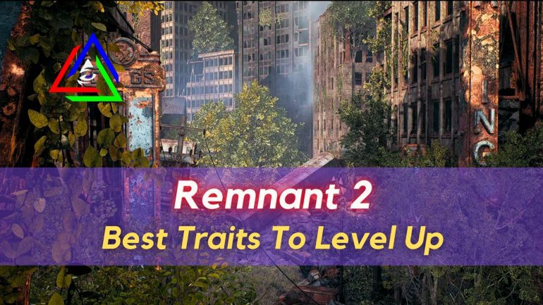 Remnant 2 game city in background with text infront