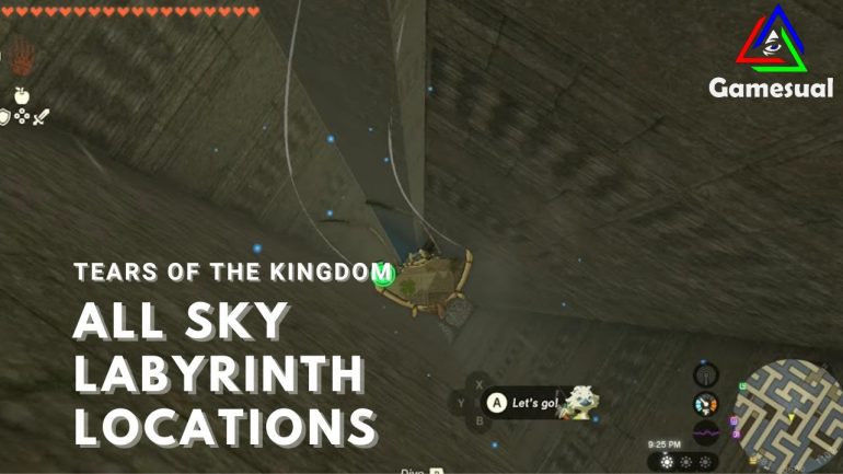 Sky Labyrinth location in Tears of the Kingdom