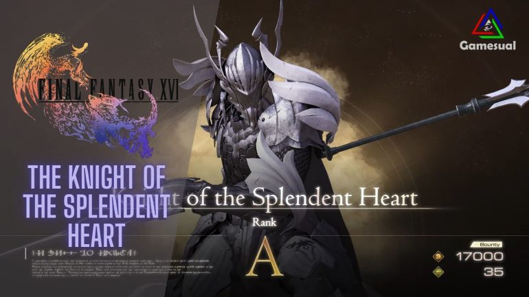 The Knight of the splendent heart final fantasy 16