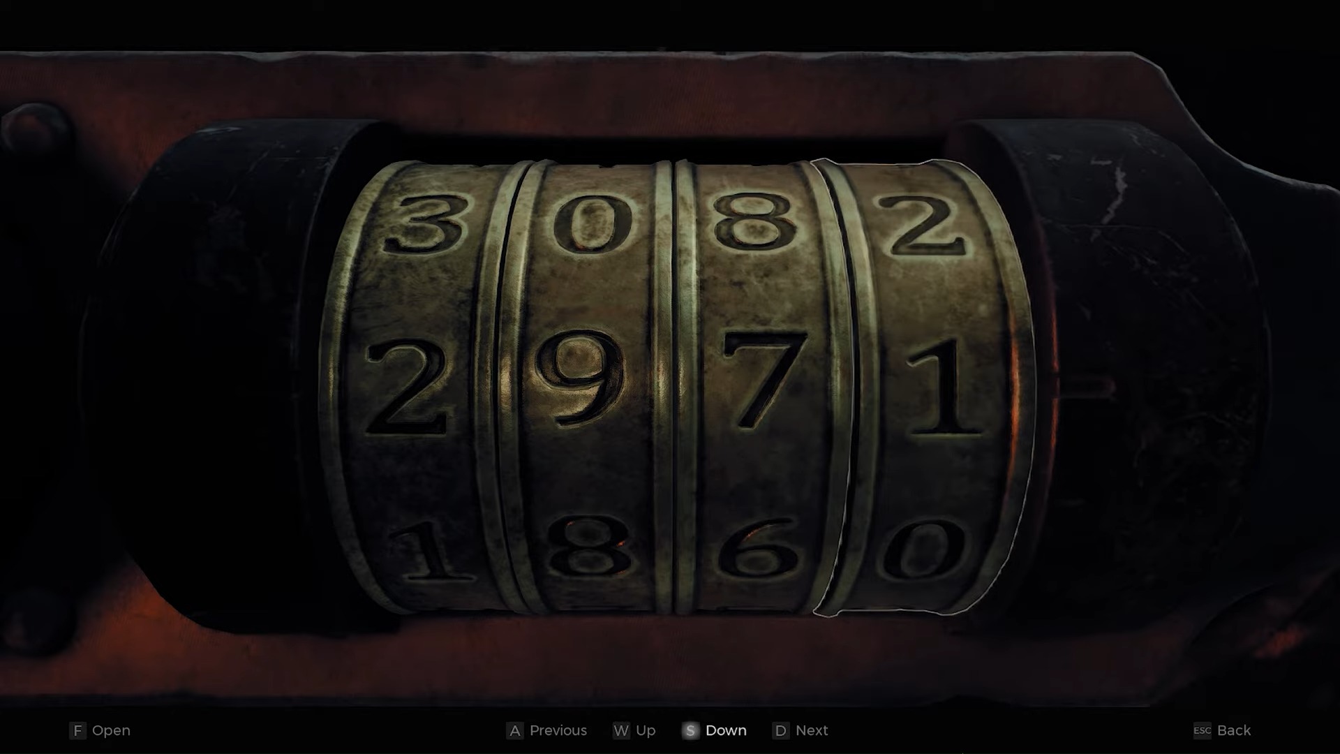 You can use the secret code 2971 to unlock this secret safe at Dr. Morrow's Office