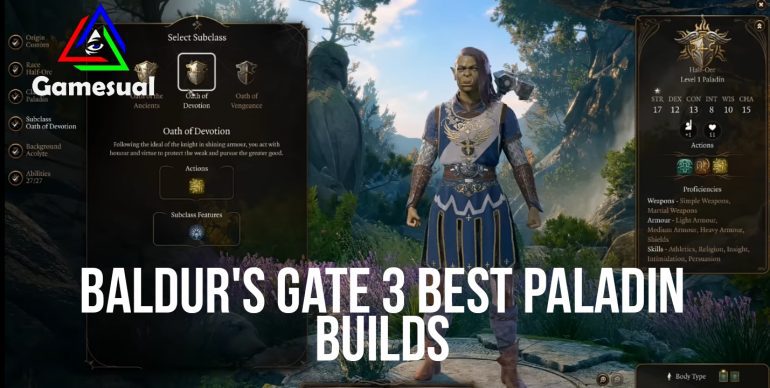 Baldur's Gate 3 Best Paladin Builds