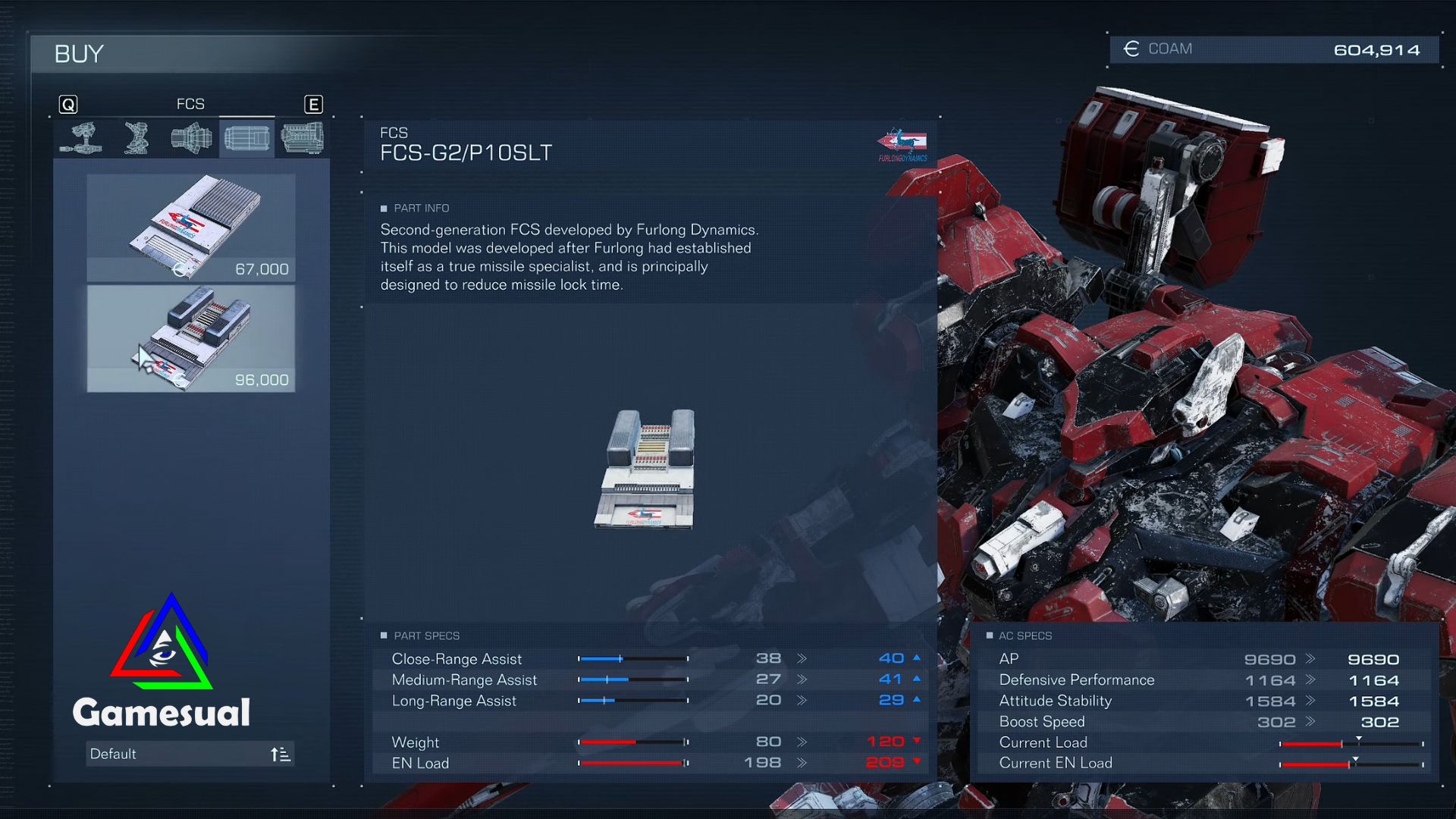 FCS-G2/P10SLT Stats