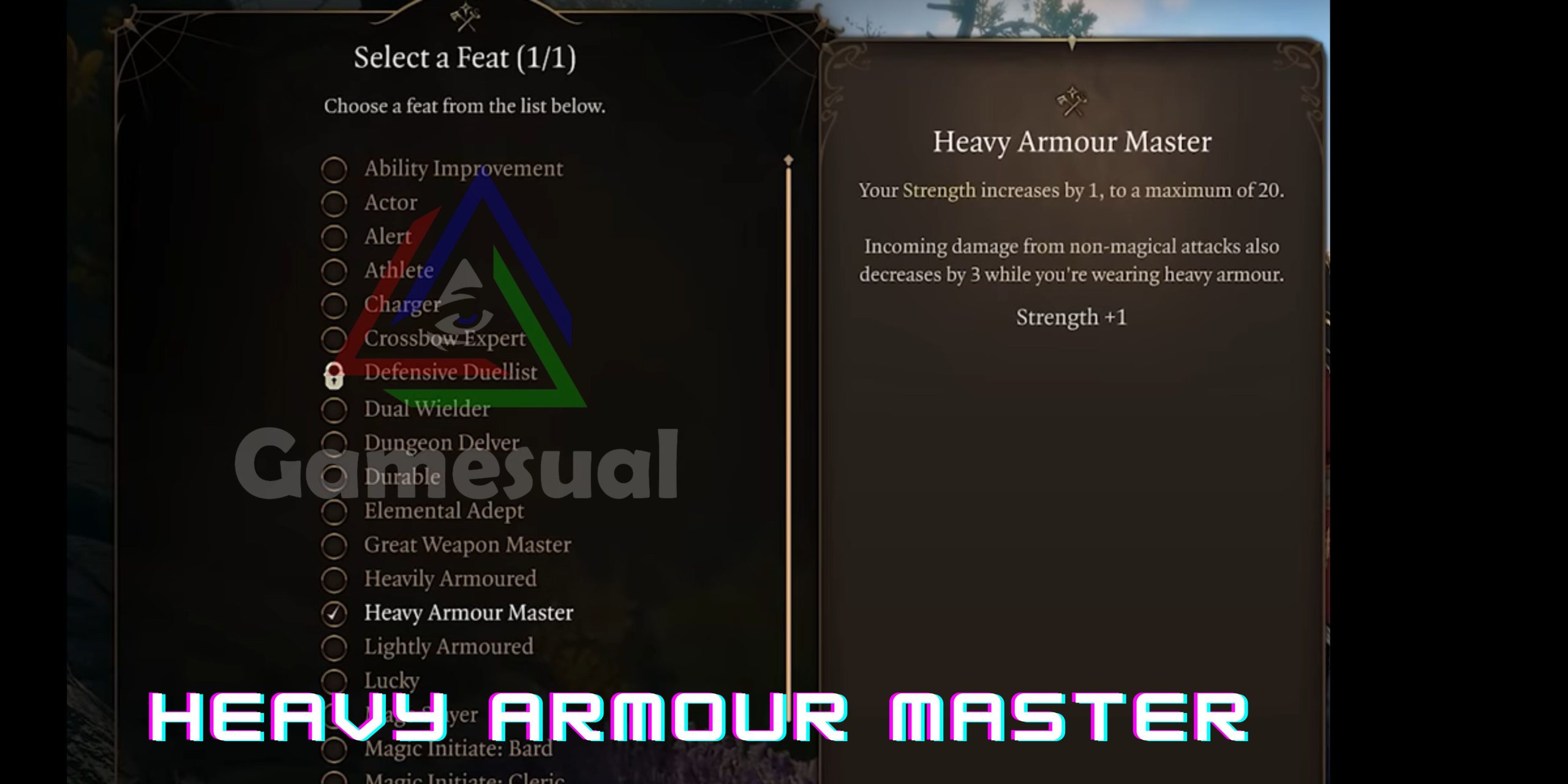 Heavy Armor Feat.