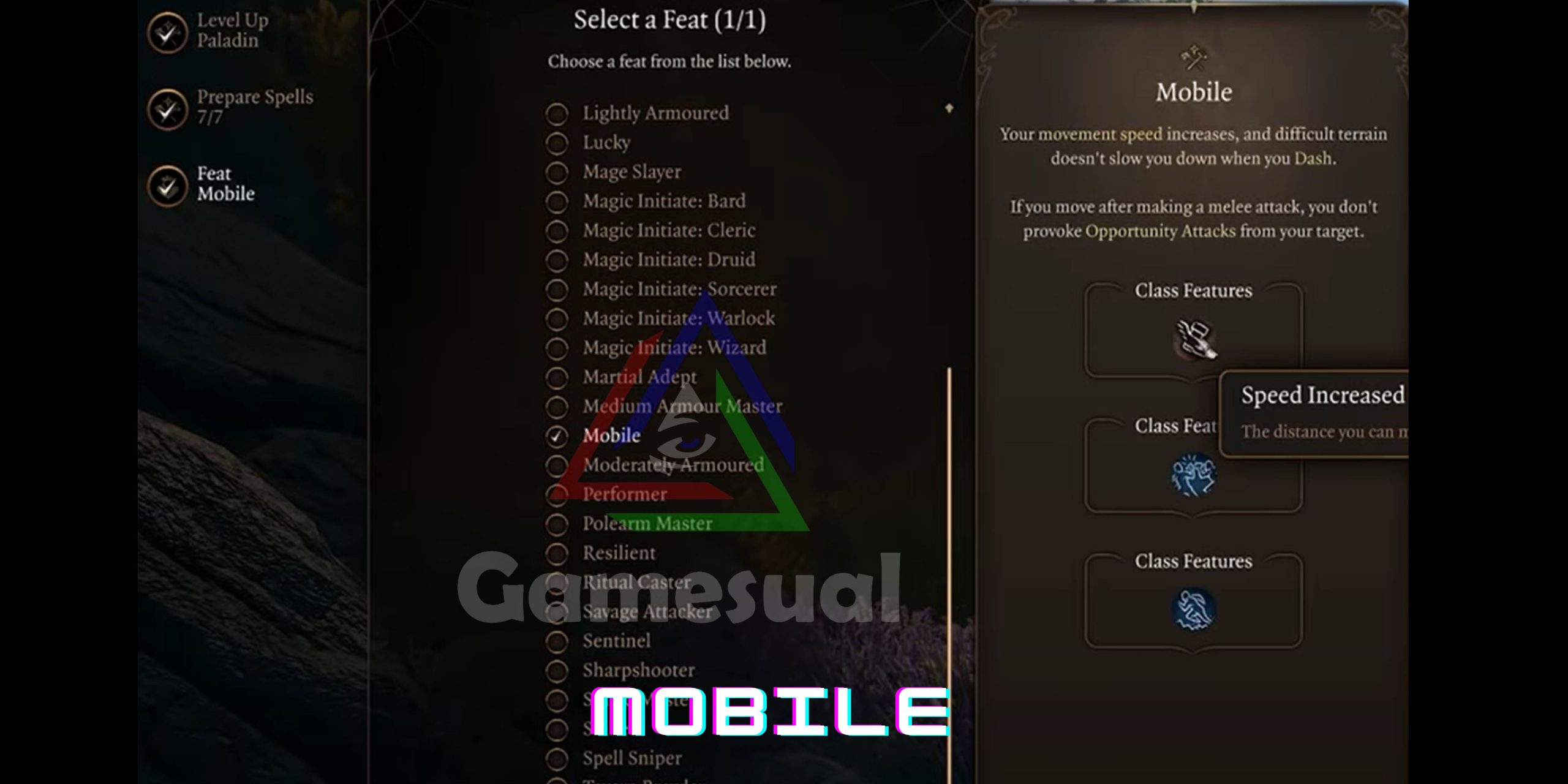 Mobile Feat in Baldurs Gate 3.