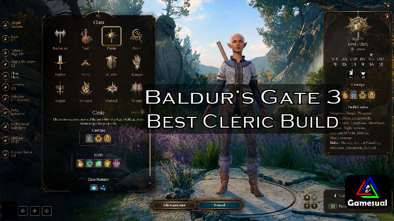 Baldur's Gate 3 Best Cleric Build