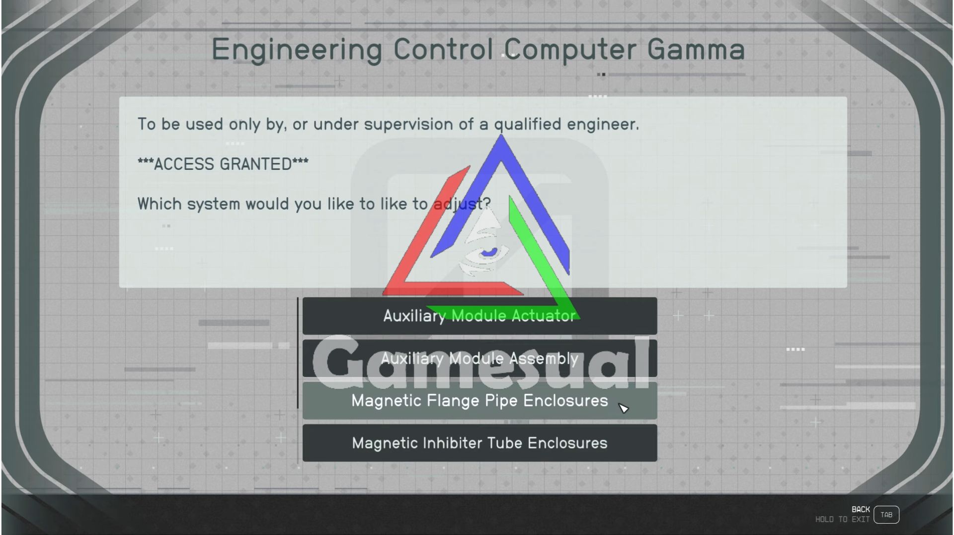 Setting up a Grav Drive