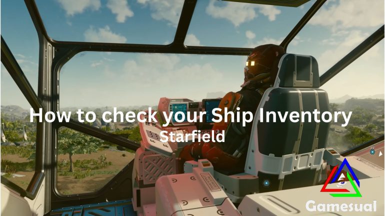 How to access your ship inventory