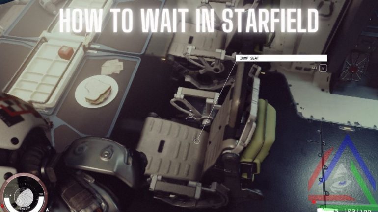 How to wait in Starfield Banner