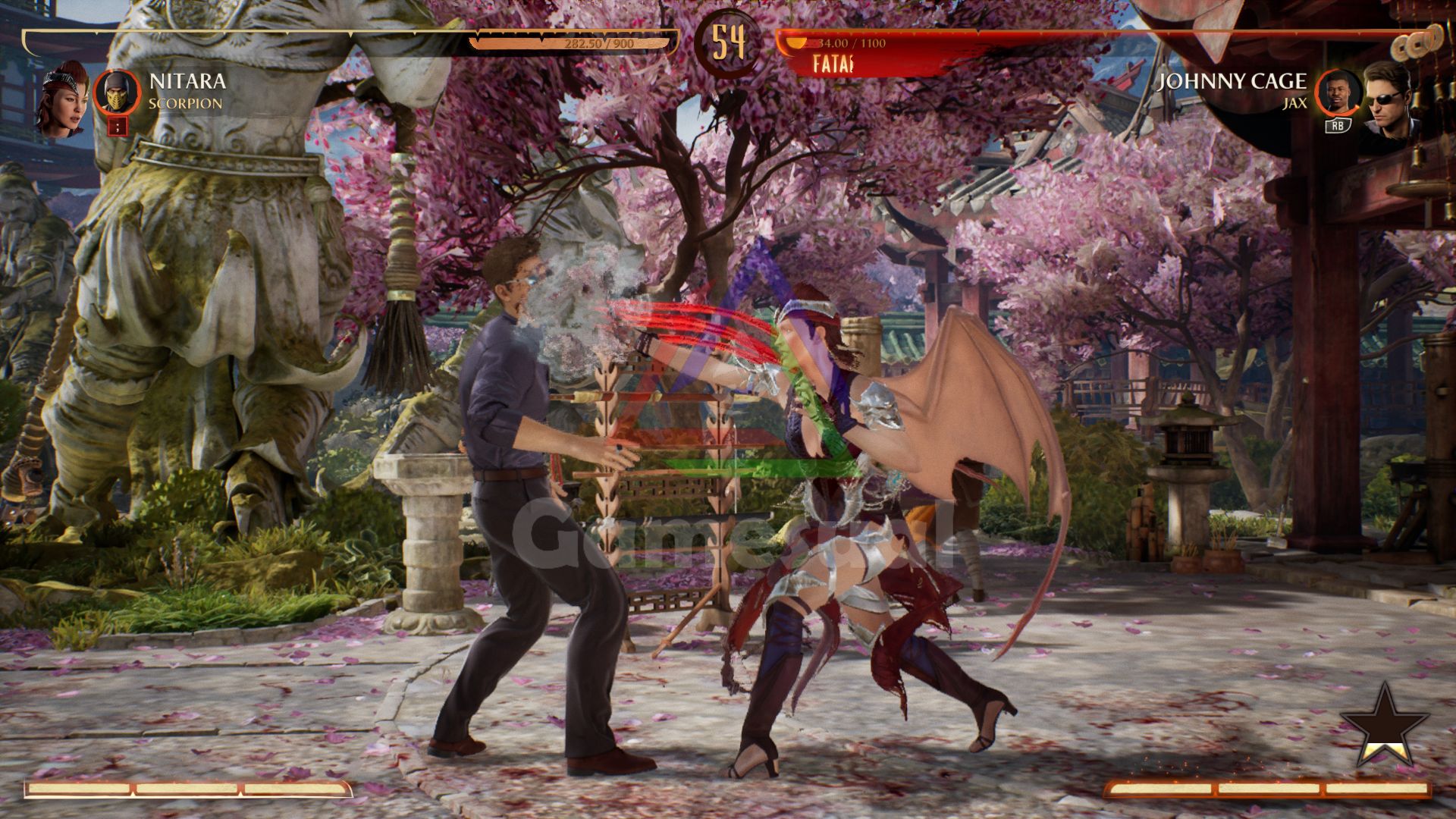 Nitara in Combat Mortal Kombat 1