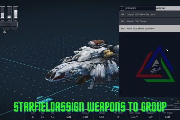 Starfield Assign Weapons to Group