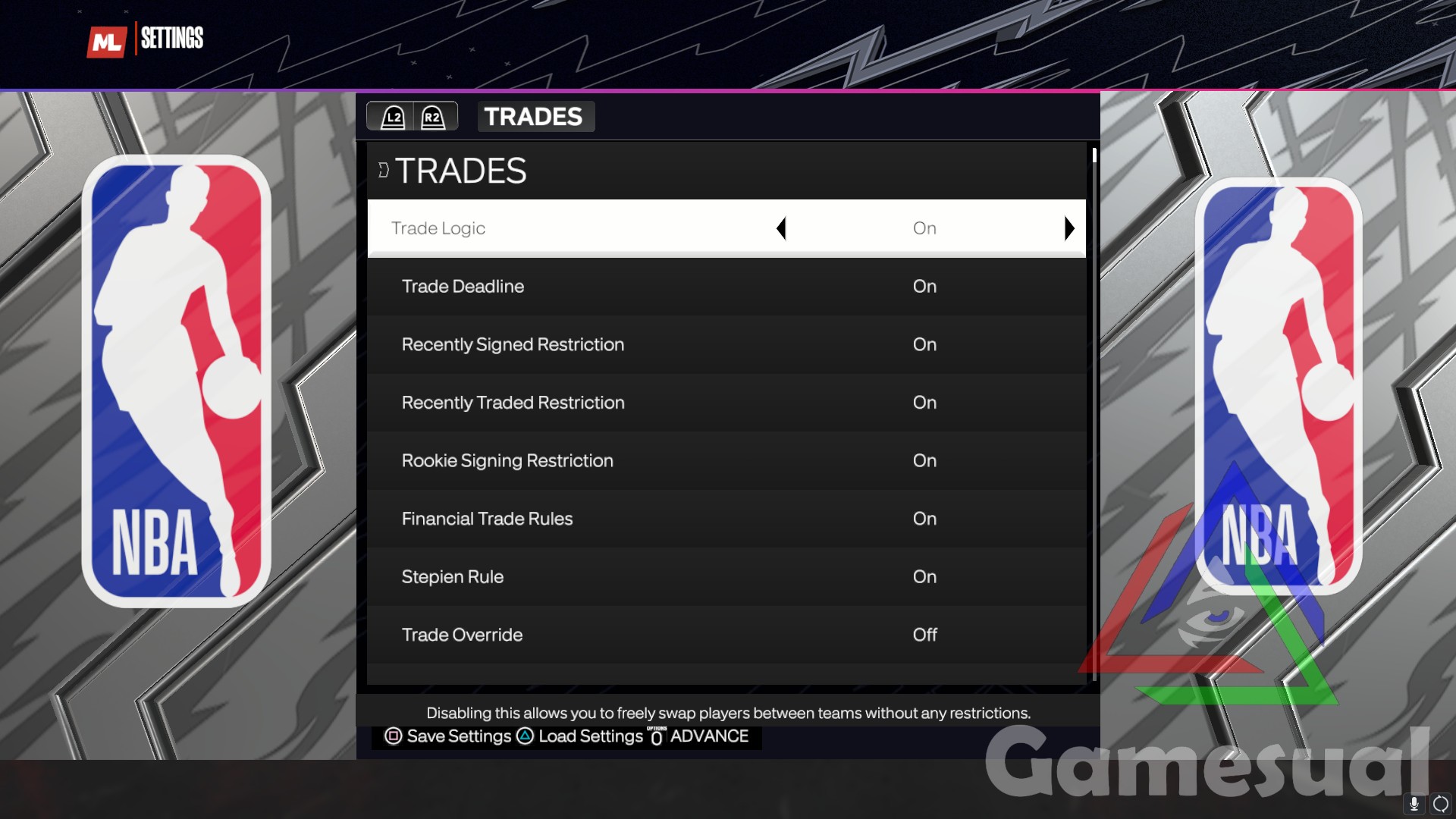 NBA 2k24 Trade Options