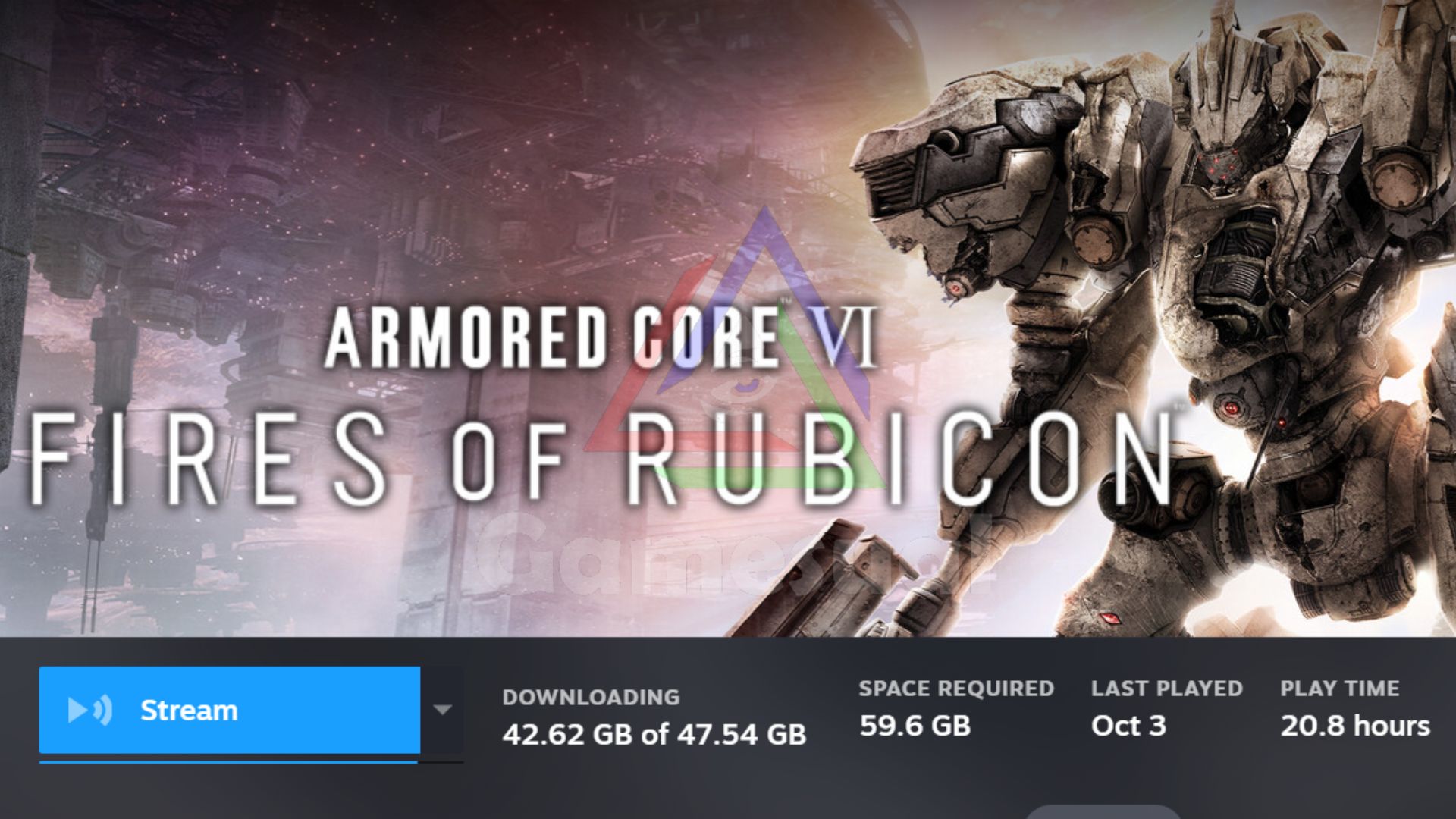 armored core 6 gameplay time