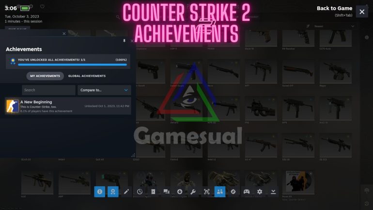 Counter Strike 2 Achievements Banner