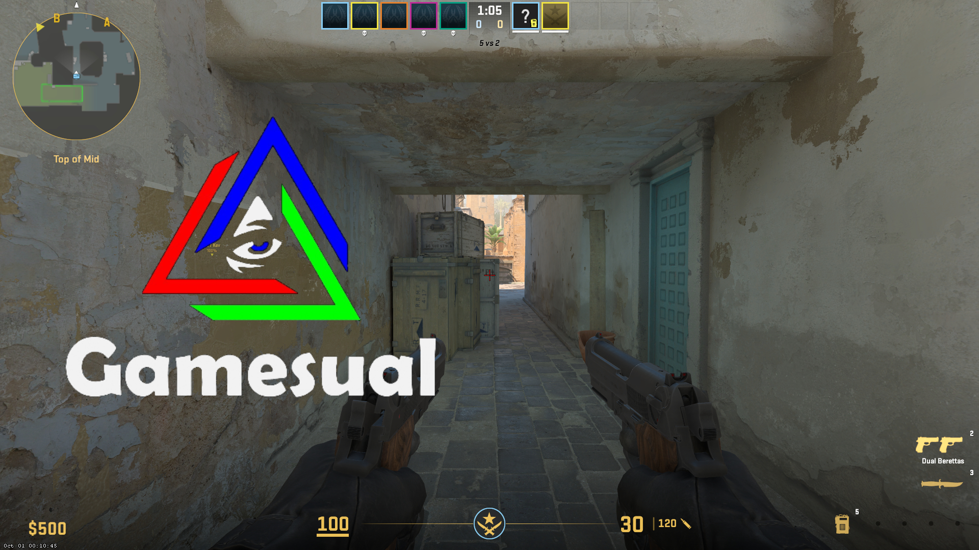 Red Color Crosshair