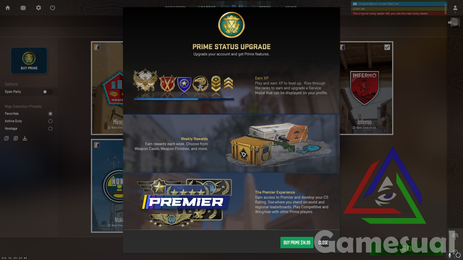 Prime Access Counter Strike 2